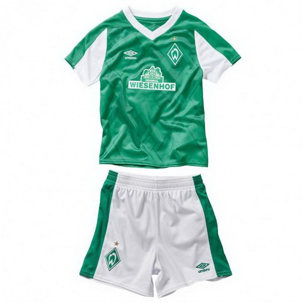 Trikot Werder Bremen Heim Kinder 2020-21 Grün Fussballtrikots Günstig